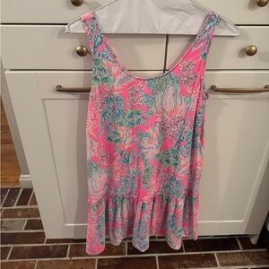 Lilly Pulitzer Pastel Pink and Blue Dress